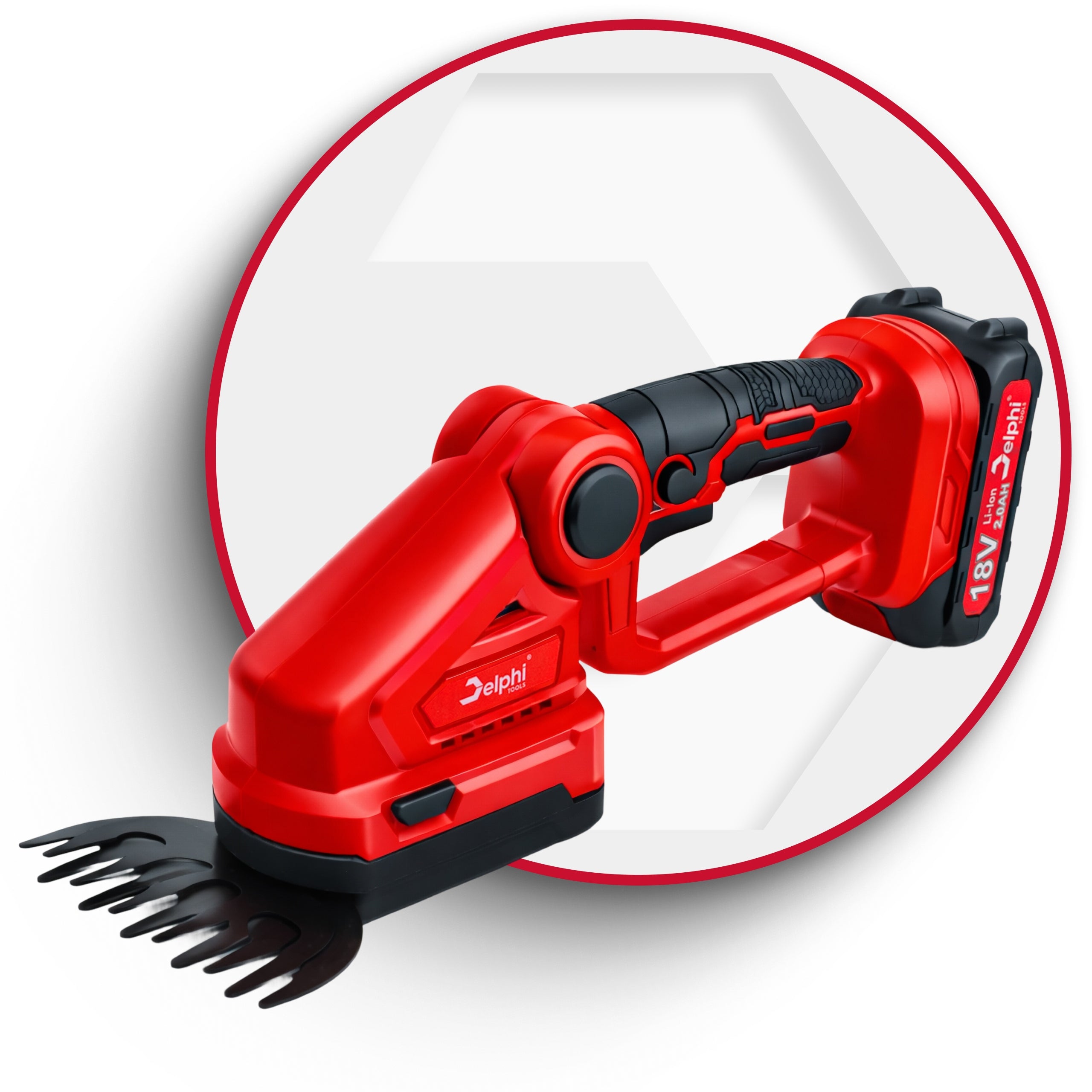 GRASS SHEARS CORDLESS ELECTRIC HEDGE TRIMMER 2Ah 2x BLADE Manufacturer code Mocny Trymer do Krzewów 2w1 13/22 cm AKU
