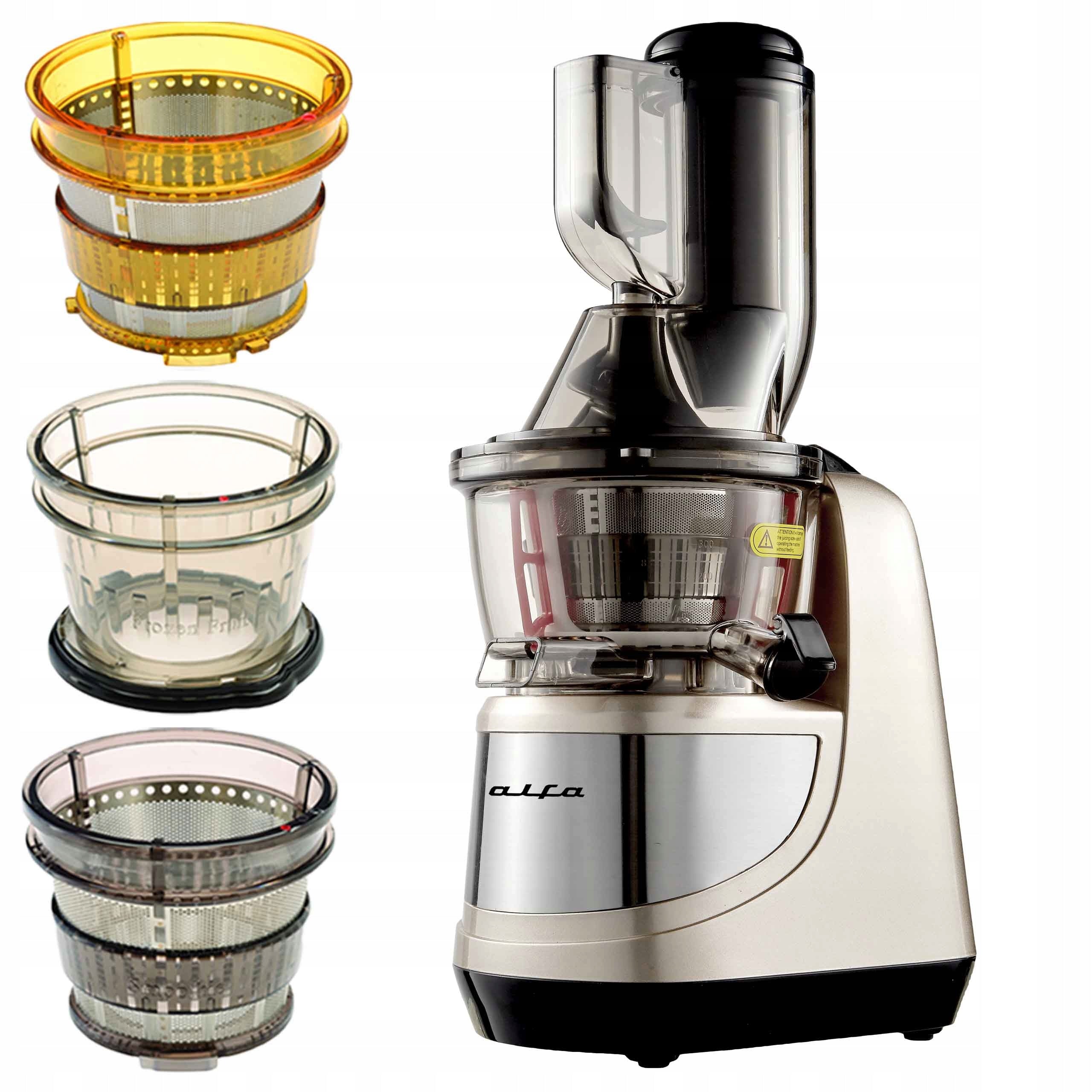 GRASS slow juicer for fruit vegetables large juicer 2in1 3 sieve