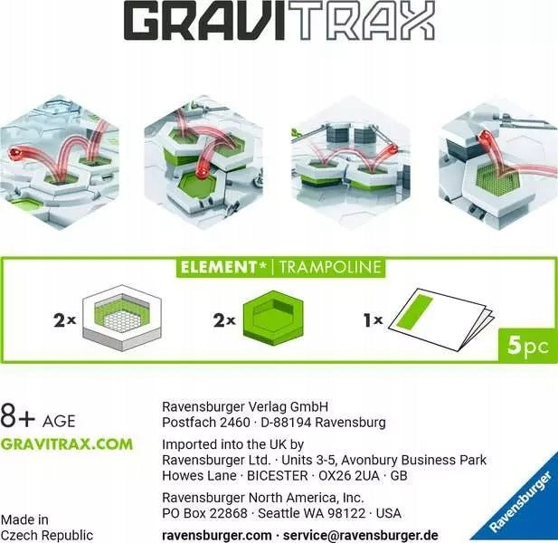 GRAVITRAX ADDITION TRAMPOLINE RAVENSBURGER supplementary set Packaging status original