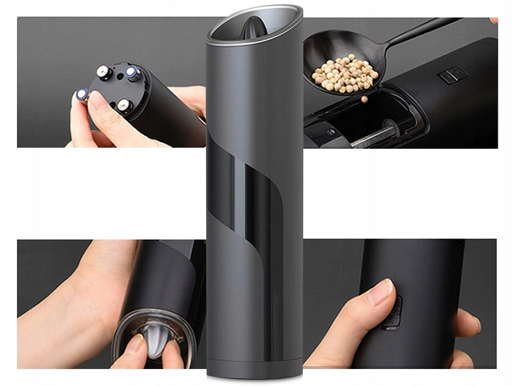 GRAVITY SALT PEPPER ELECTRIC GRINDER WITH BACKLIGHT ADJUSTABLE EAN (GTIN) 5907451334669