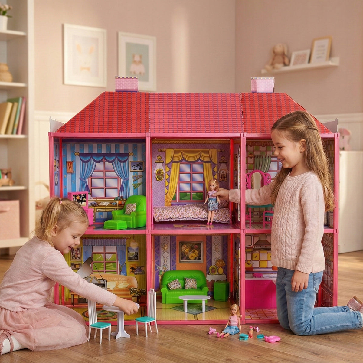 GREAT DOLLHOUSE VILLA 128 ELEMENTS FUNFIT XXL EAN (GTIN) 5902759976160