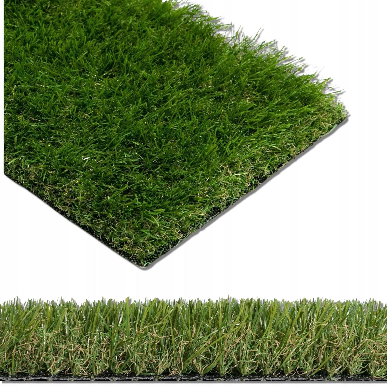 GREEN ARTIFICIAL GRASS LOVE CARPET FROM A ROLL 4m THICK GARDEN BALCONY 40mm