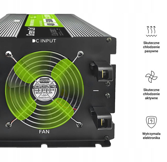 GREEN CELL CONVERTER PURE FULL SINE 48V 5000W/10000W PHOTOVOLTAICS Effective power 5000 W
