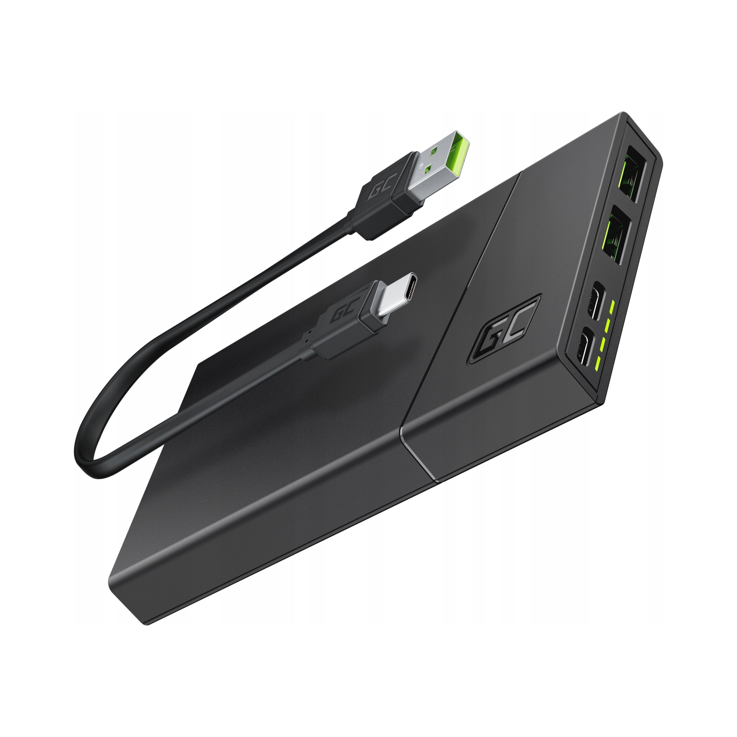 GREENCELL 10000mAh Power Bank 18W PD USB-C QC Power Delivery Quick Charge