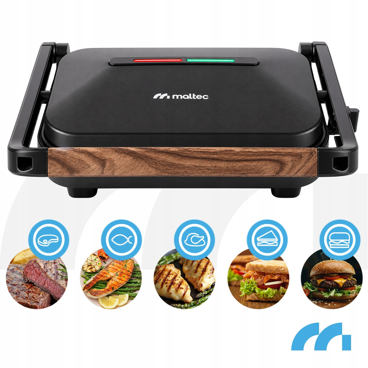 GRILL ELECTRIC SANDWICH TOASTER PANINI TOASTER FOLDING NON-STICK Manufacturer code Opiekacz Grill Elektryczny 111867