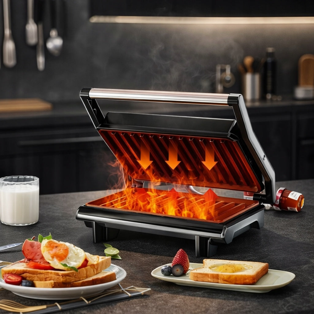 GRILL ELECTRIC TOASTER FOR PANINI SANDWICHES FOLDING STRONG Brand no brand
