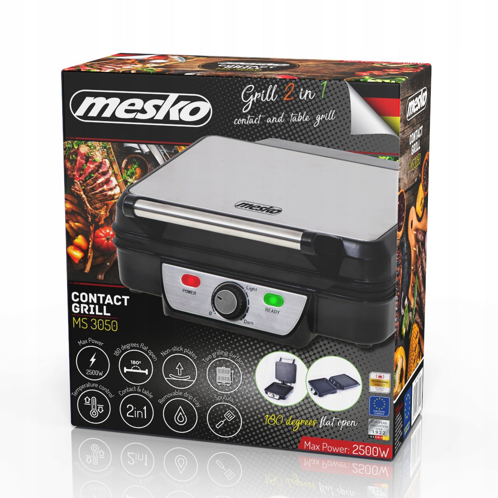 GRILL ELECTRIC TOASTER STRONG PANINI for Vegetable Meat 2500W Adjustable Power rating 2500 W