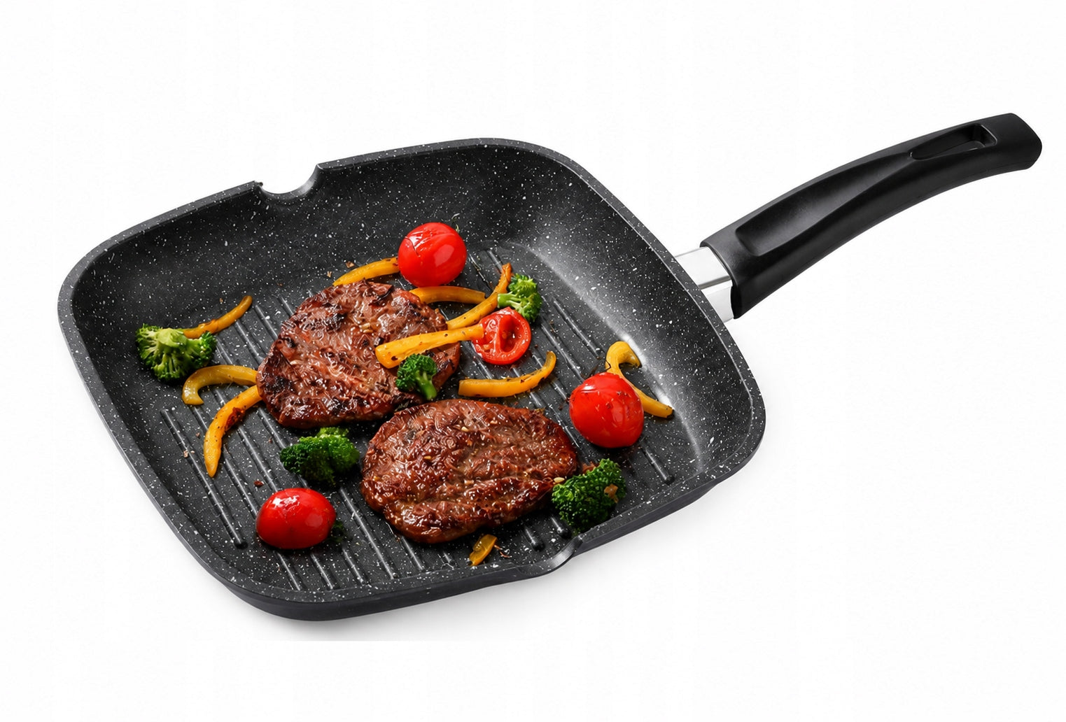 GRILL PAN SWISS PRO 28CM NON-STICK INDUCTION