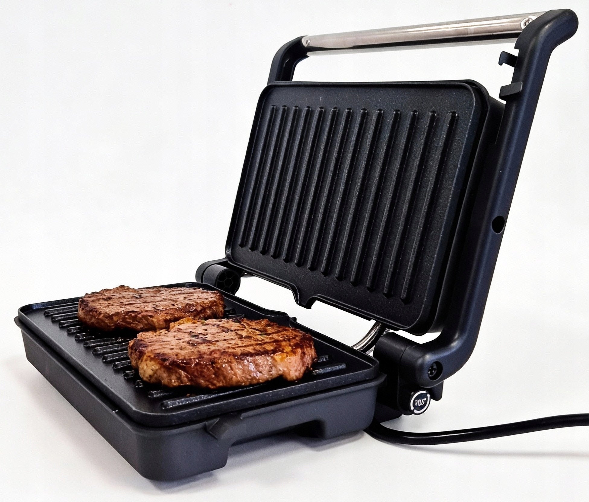 GRILL PANINI 1200W TOASTER SANDWICH TORTILLA 180 DEGREE NON STICK 2 PLATES Brand Kalorik
