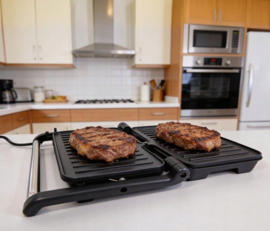 GRILL PANINI 1200W TOASTER SANDWICH TORTILLA 180 DEGREE NON STICK 2 PLATES Manufacturer code SWP1200S-KALORIK