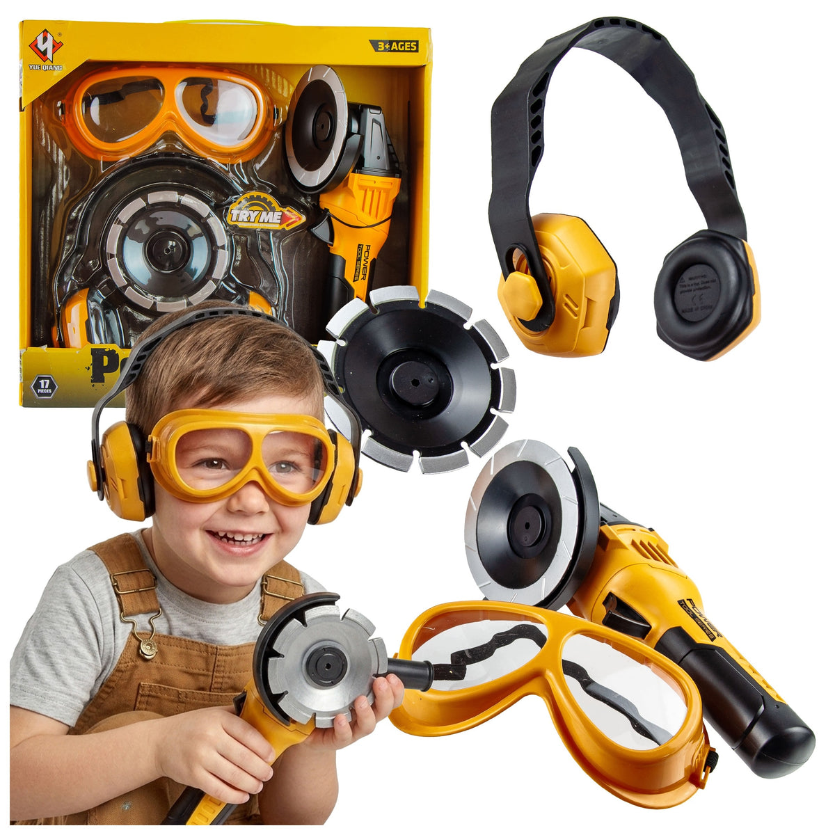 GRINDER Toy FOR CHILDREN FULL SET XXL MOVEMENT AND Sound WITHOUT Battery