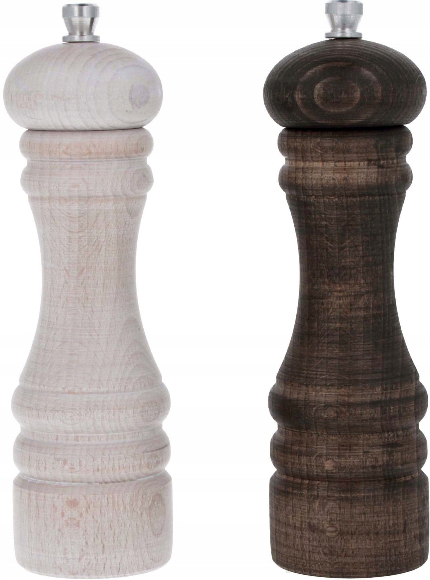 GRINDERS PEPPER AND SALT GRINDER HAND WOODEN 2PCS.