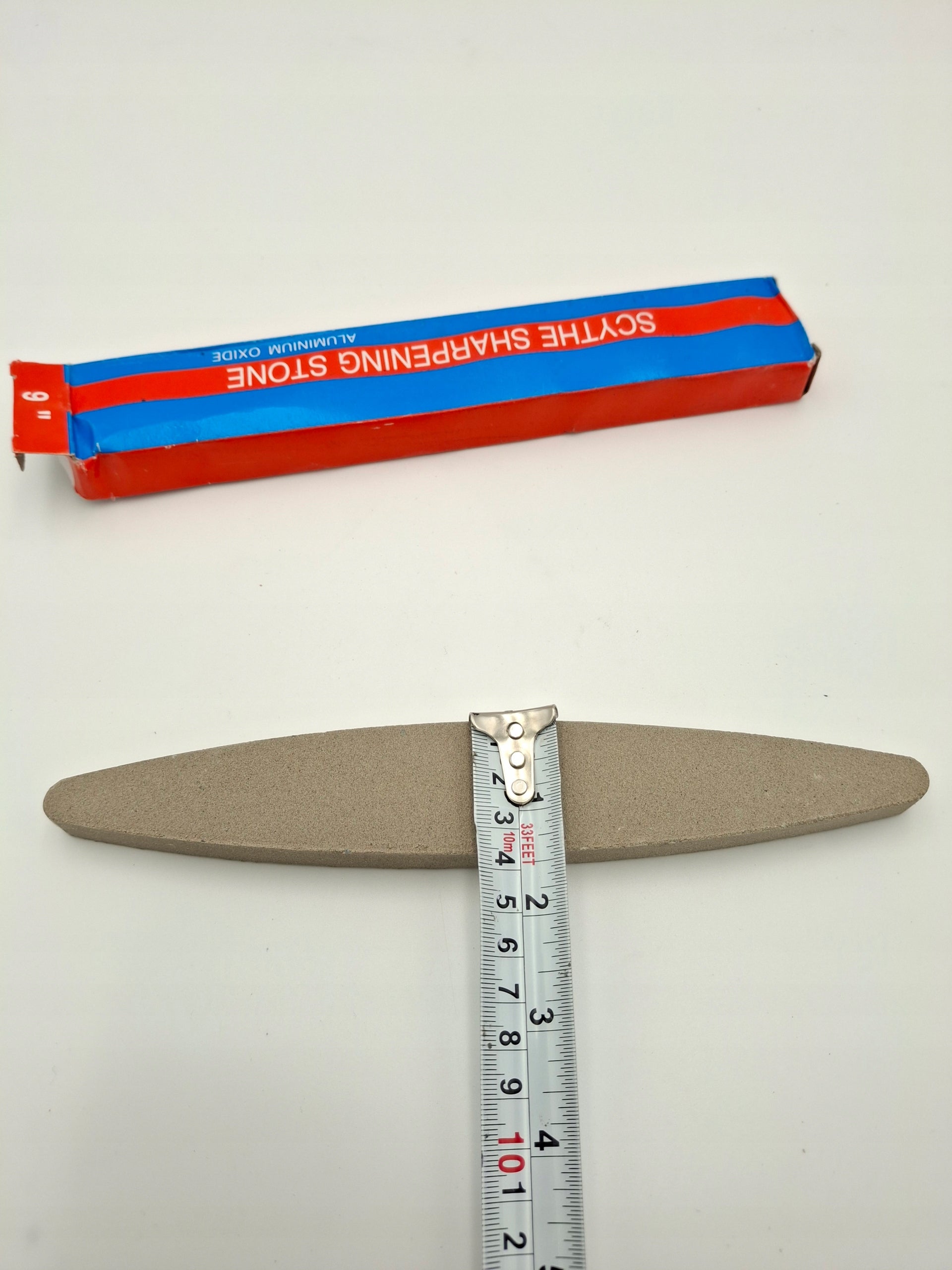 GRINDING STONE SCYTHE DONKEY OVAL 230 MM and tools 23 cm (9") Packaging status original