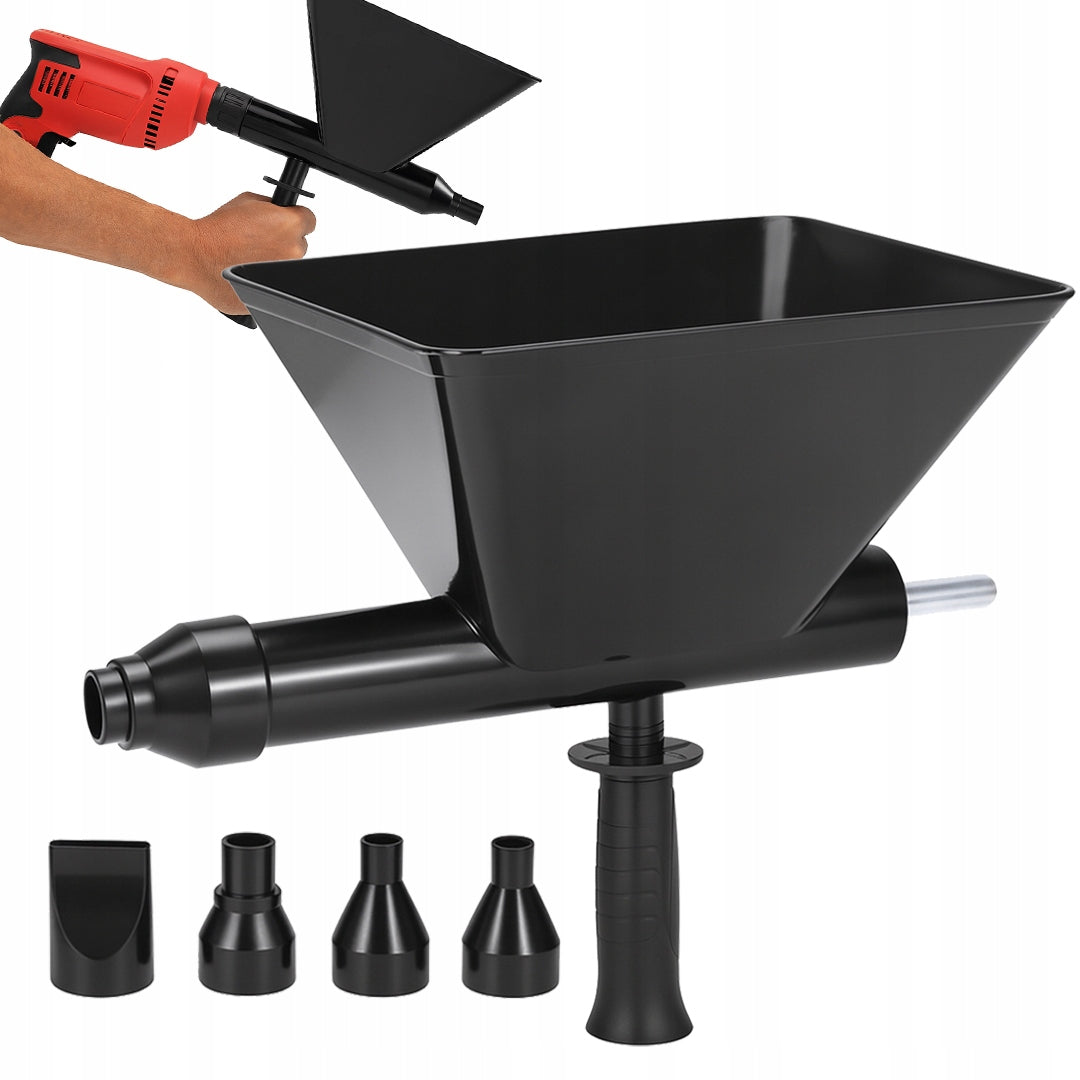 GROUT GUN SEALING MACHINE FOR DRILL ADAPTER + 4 NOZZLES