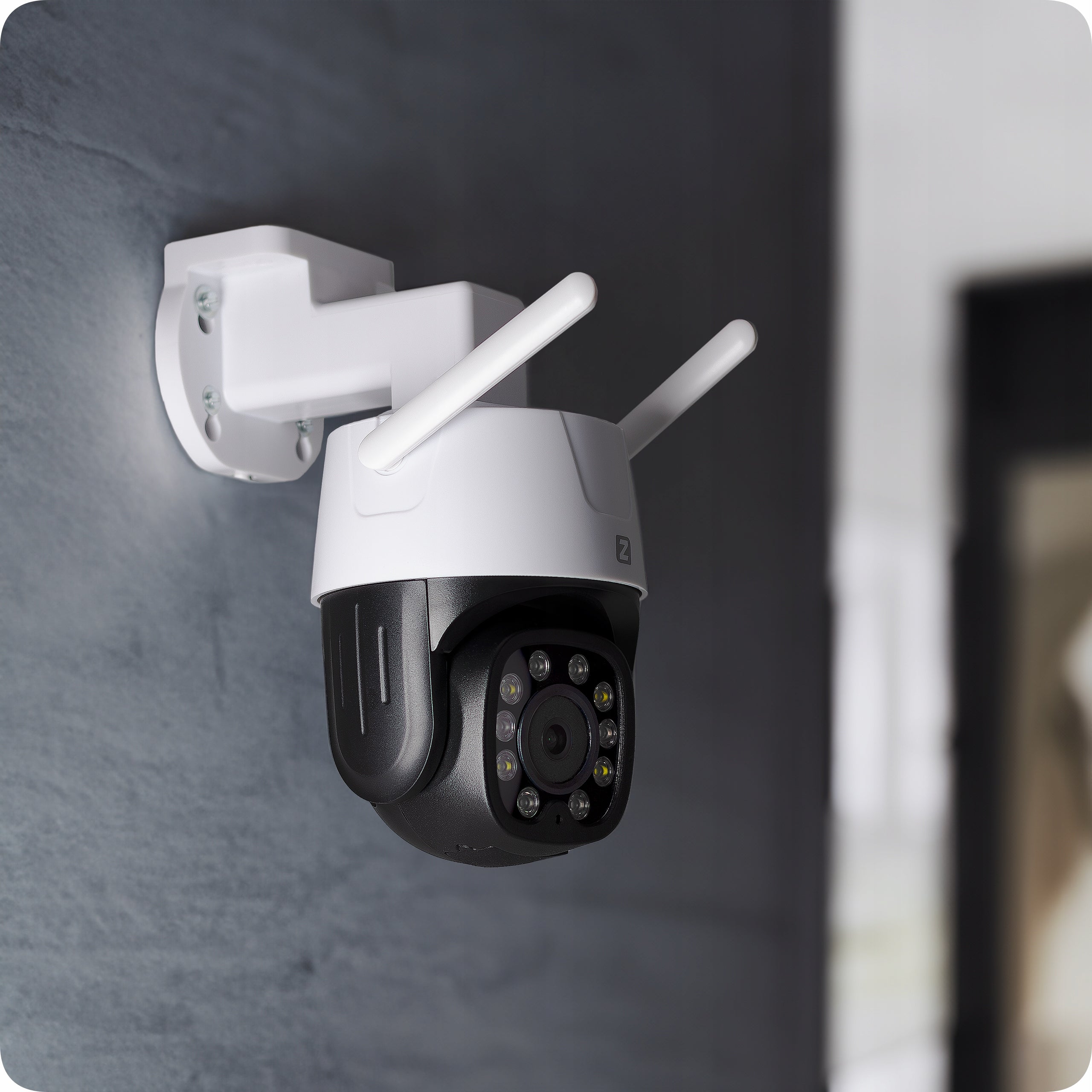 GSM / WIFI 4G LTE SIM 5MPx 5MP AUDIO Rotating IP Camera, CHARACTER DETECTION Brand Zintronic