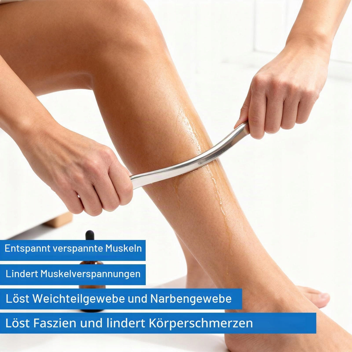 GUA SHA MASSAGE SCRAPER 30CM FOR LEG BACK MUSCLE FASCIA Brand no brand