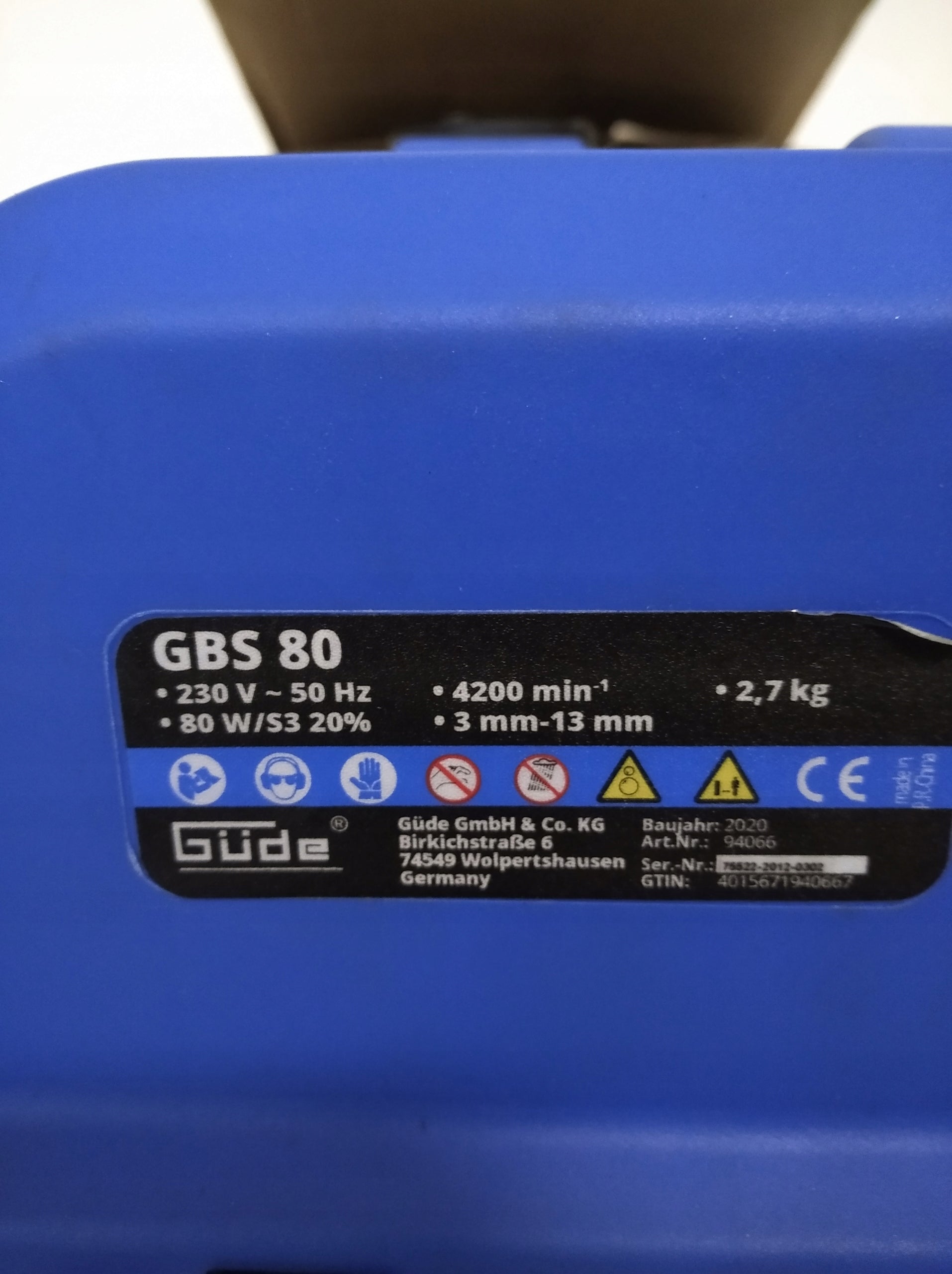 GÜDE Bruska Na Vrtáky Gbs 80 Brand GÜDE