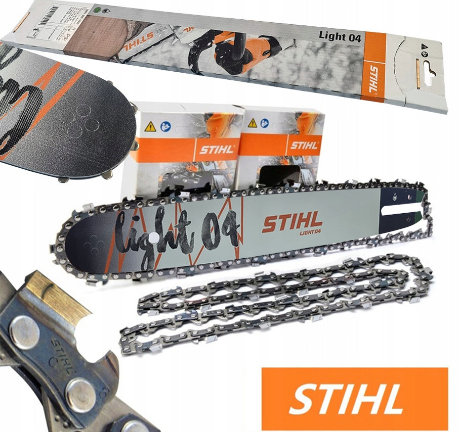 GUIDE BAR + 2 STIHL CHAINS 35cm 3/8 1.3 Manufacturer code 30030006111