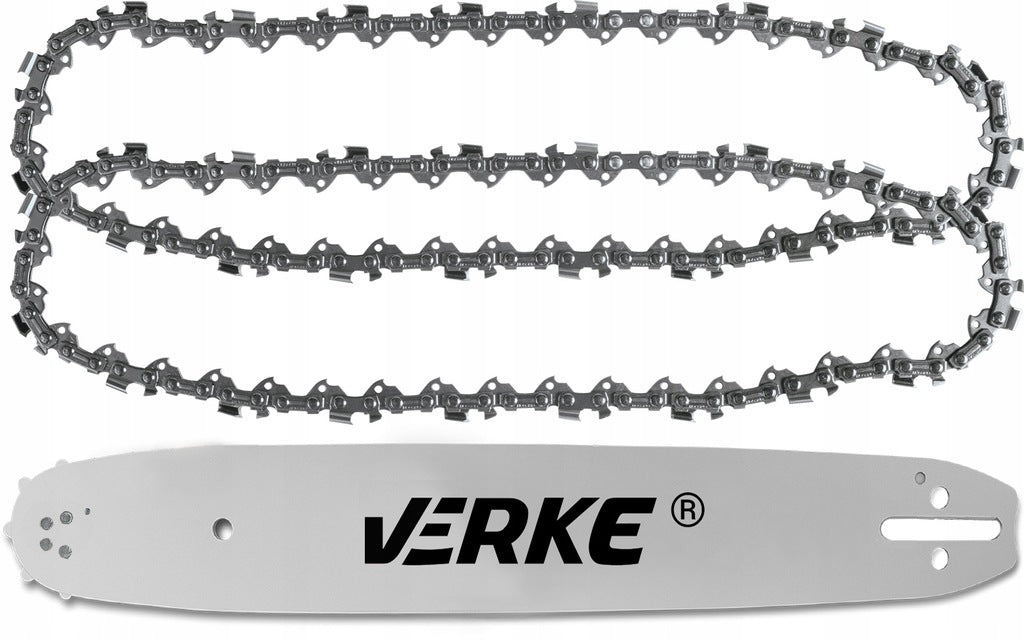 GUIDE WITH 2 CHAINS FOR COMBUSTION SAW 14" 35cm 3/8 1,3mm 52T Manufacturer code V90443