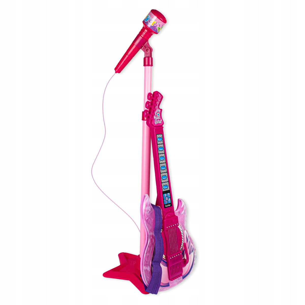 GUITAR ELECTRIC KARAOKE MICROPHONE MUSIC TOY LARGE SET FOR KIDS Brand click4TOYS