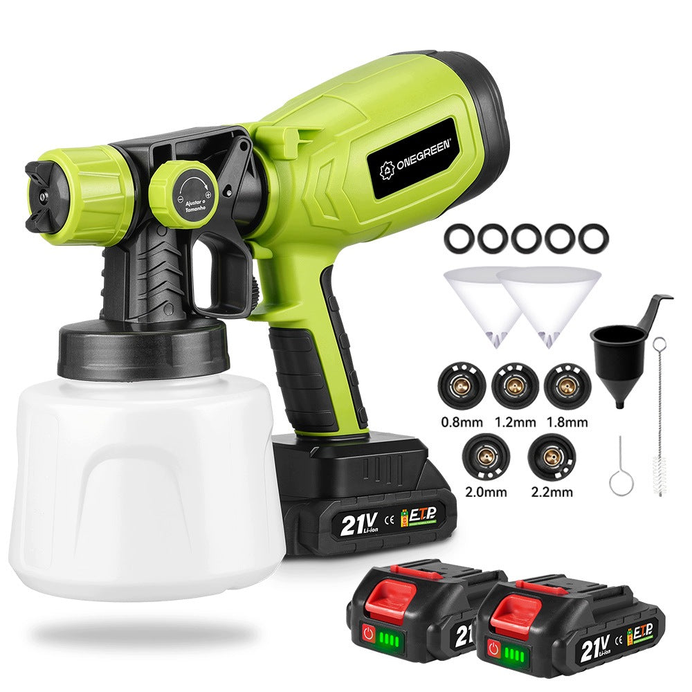 GUN FOR PAINTING WALLS ELECTRIC SPRAY UNIT 1400ML 5 NOZZLES