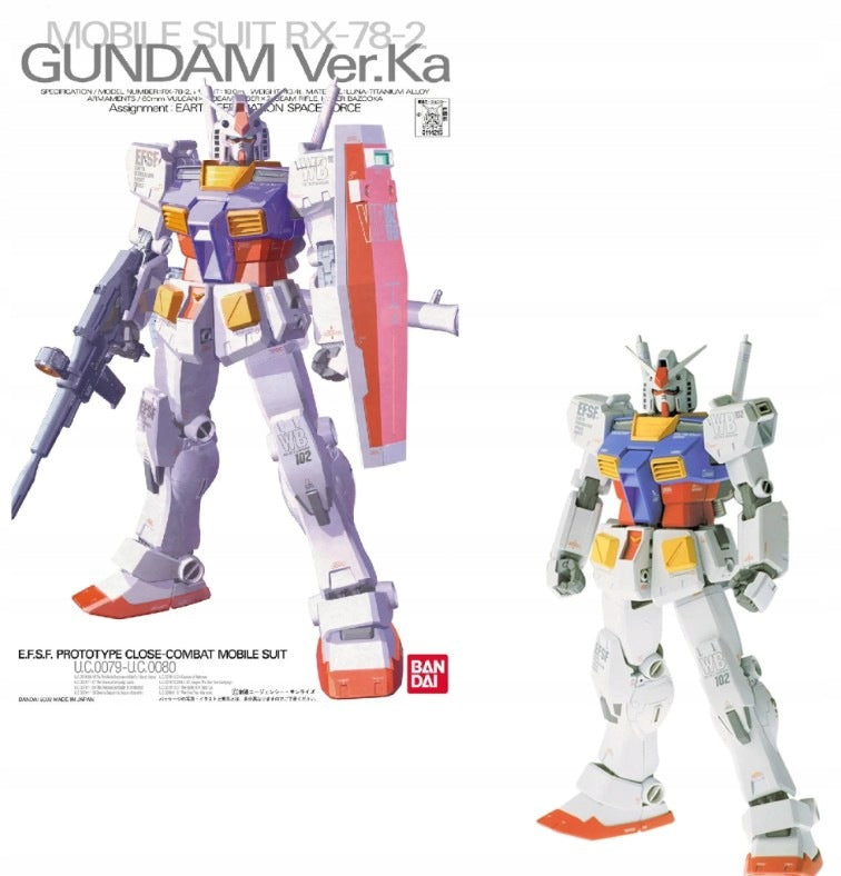 GUNDAM - MG 1/100 RX-78-2 Gundam Ver.Ka - Model Kit 18cm