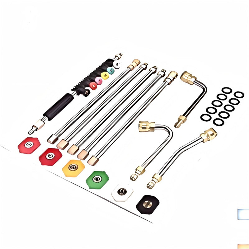 GUTTER CLEANING TOOL, PRESSURE WASHER EXTENSION, NOZZLE