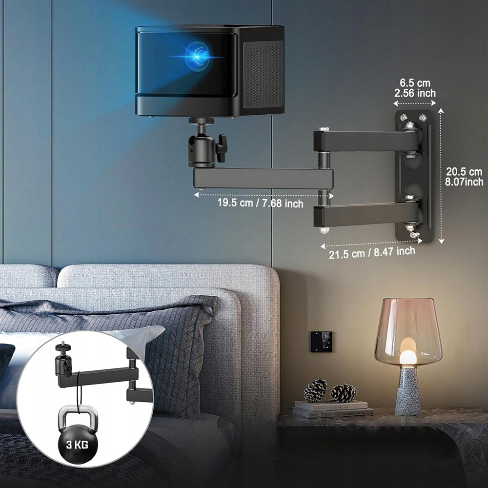 GW 1/4 WALL MOUNT FOR PROJECTOR DSLR WEBCAM PROJECTOR UP TO 3KG Manufacturer code L1082