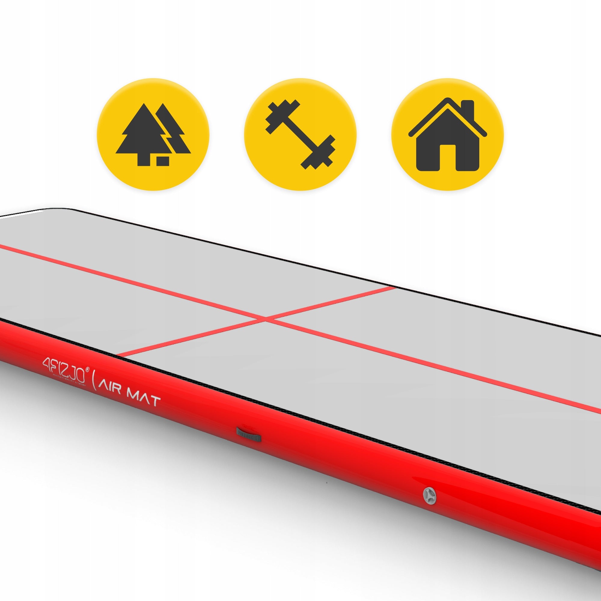 GYM MAT AIR TRACK PATH ACROBATIC INFLATABLE MATTRESS PUMP 6M Packaging status original