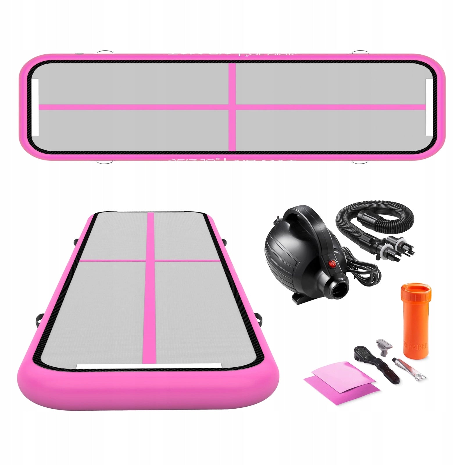 GYMNASTIC MAT ACROBATIC PATH AIR MAT INFLATABLE MATTRESS PUMP 4M