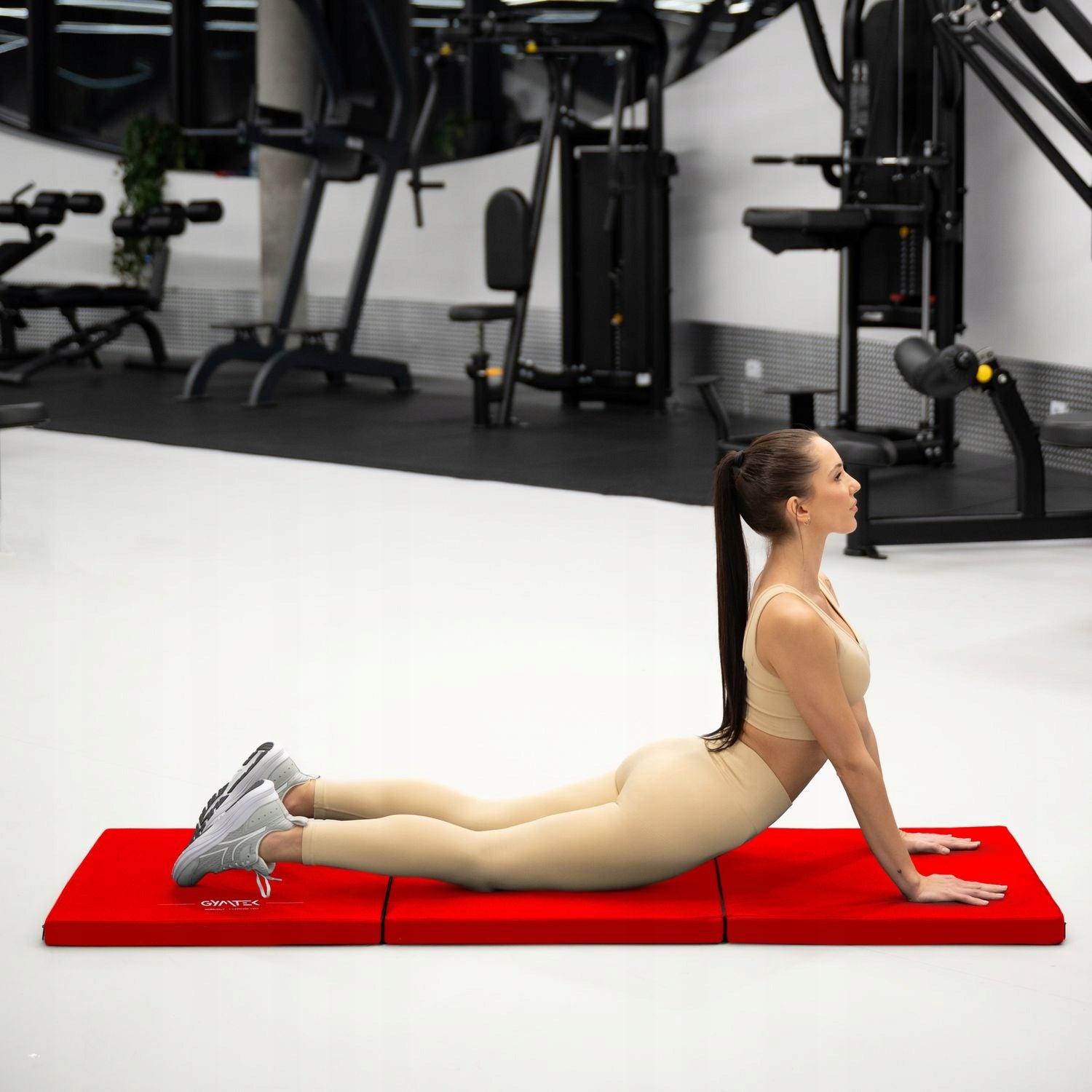GYMNASTIC MATTRESS EXERCISE MAT FOLDING FITNESS YOGA 180X60X5 GYMTEK Brand Gymtek