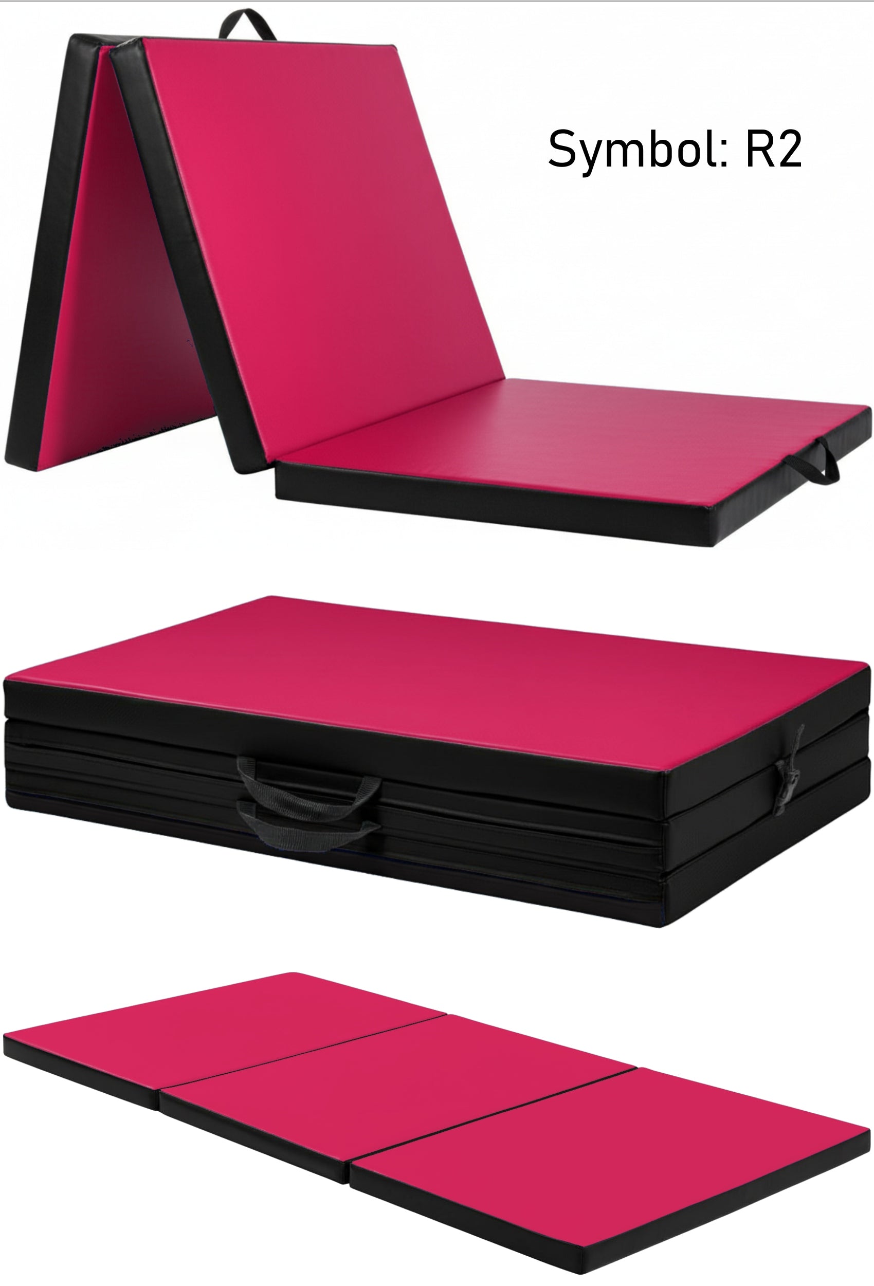 GYMNASTIC MATTRESS FOLDING REHABILITATION EXERCISE MAT 180x60x6 Brand ASKI-SPORT