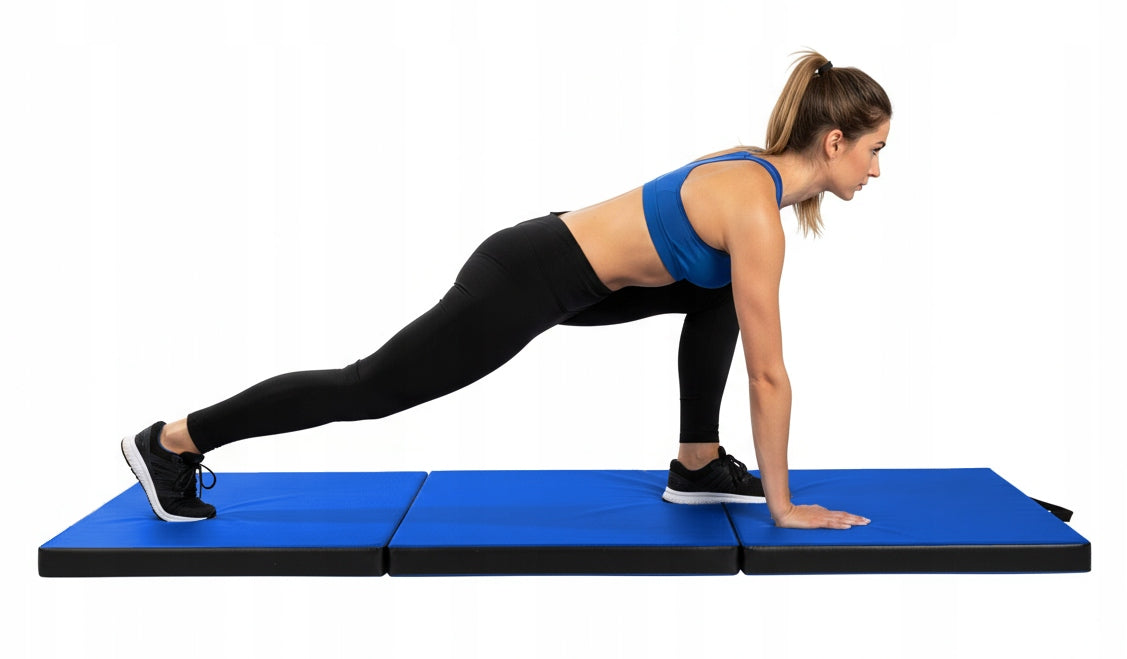 GYMNASTIC MATTRESS FOLDING REHABILITATION EXERCISE MAT 180x80x6 Brand ASKI-SPORT