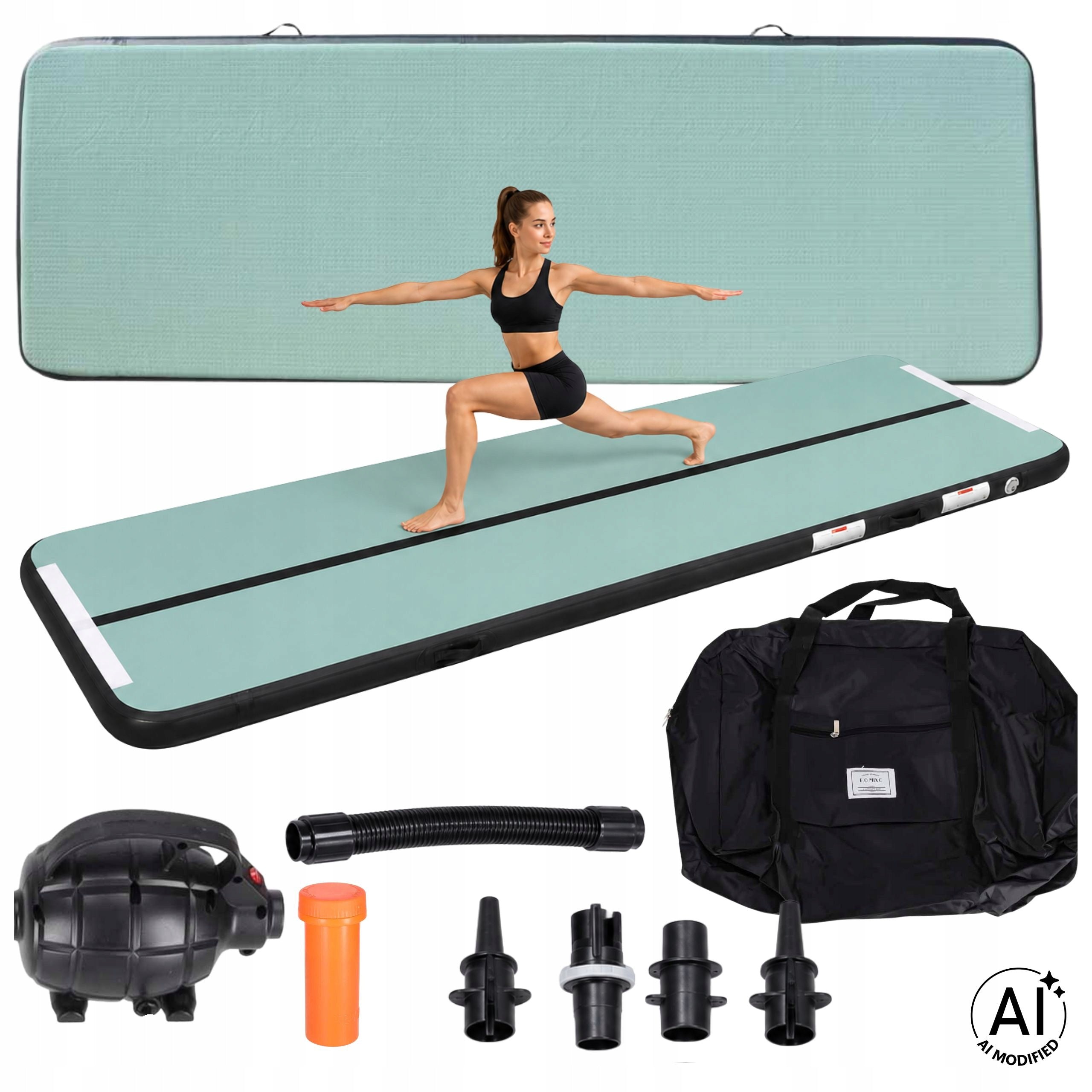 GYMNASTIC MATTRESS MAT AIR TRACK ACROBATIC PATH FOR EXERCISE PUMP