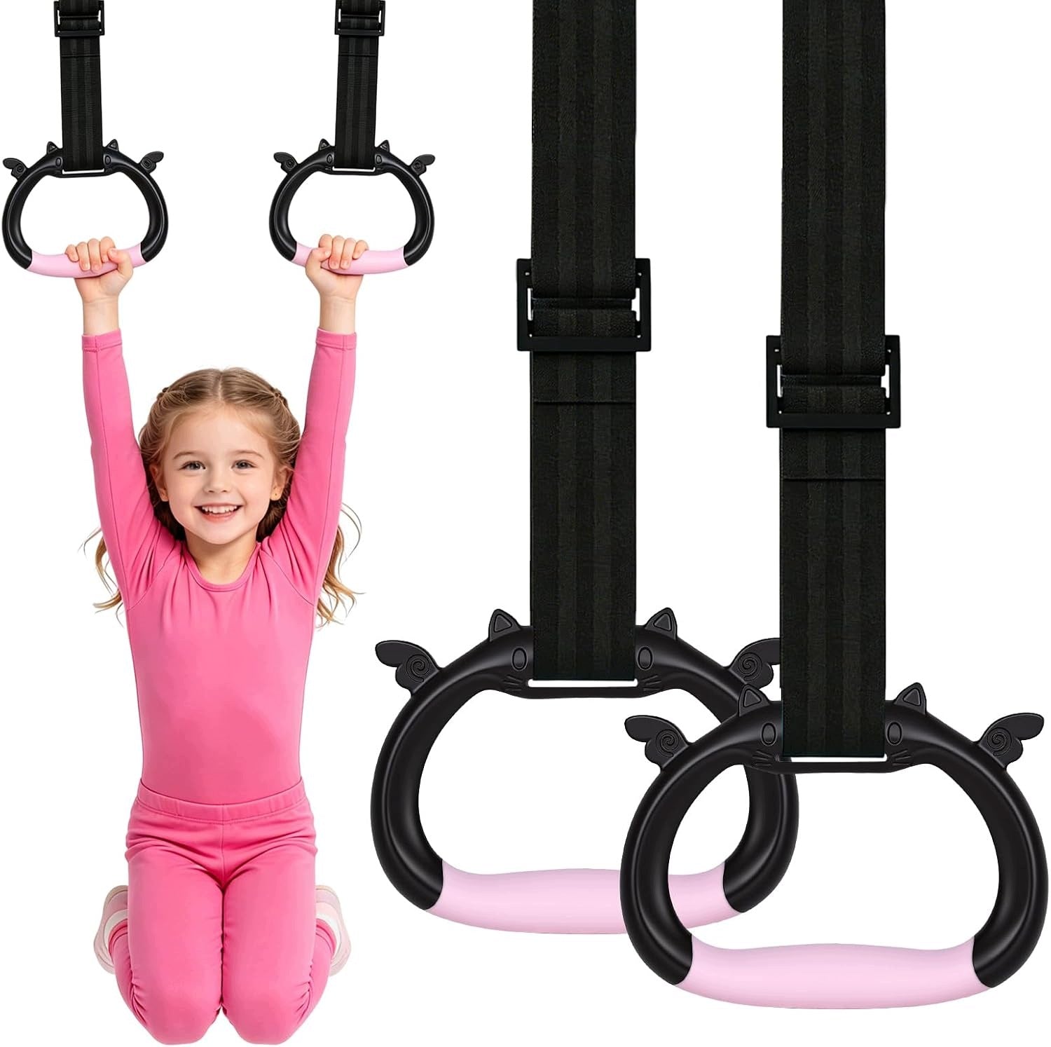 GYMNASTIC RINGS FOR CHILDREN 2M ADJUSTABLE TRAPEZOID