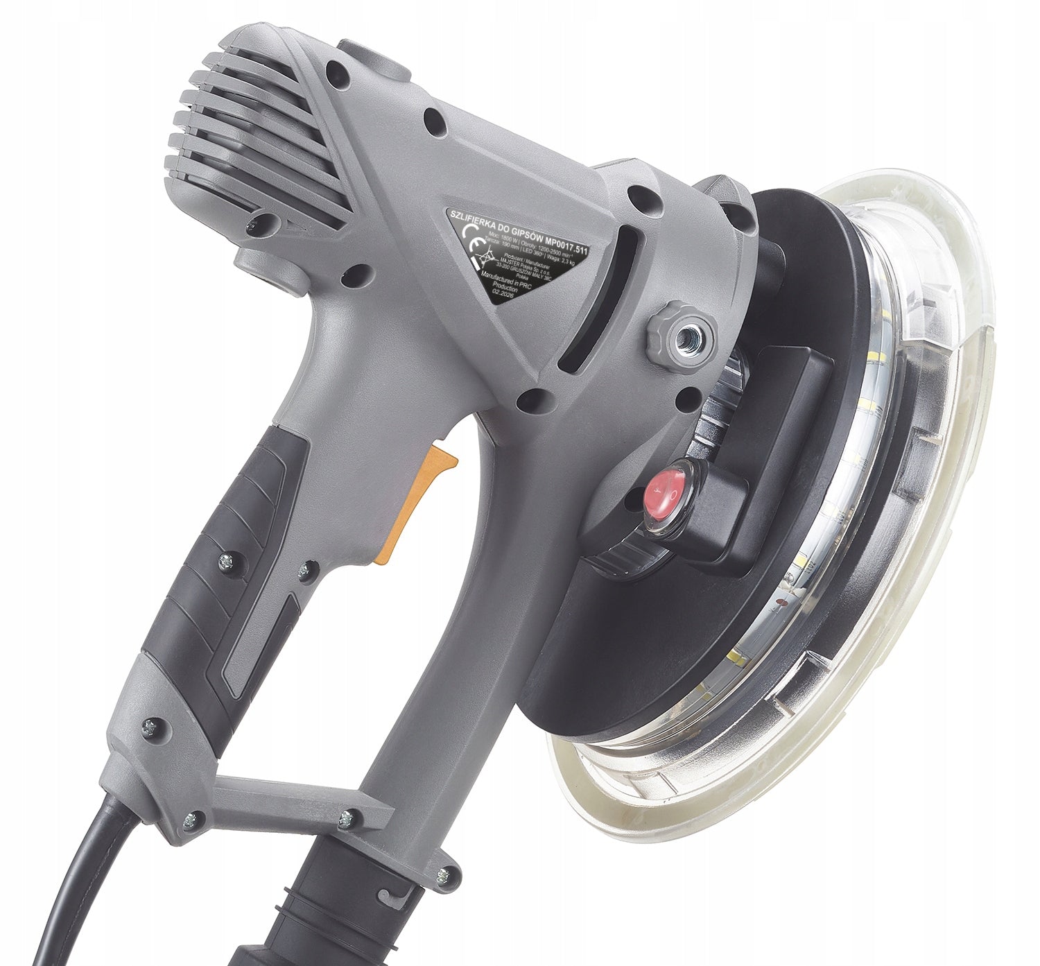 GYPSUM PLASTER GRINDER LED Ceiling Wall MP0017 Supply voltage 230 V
