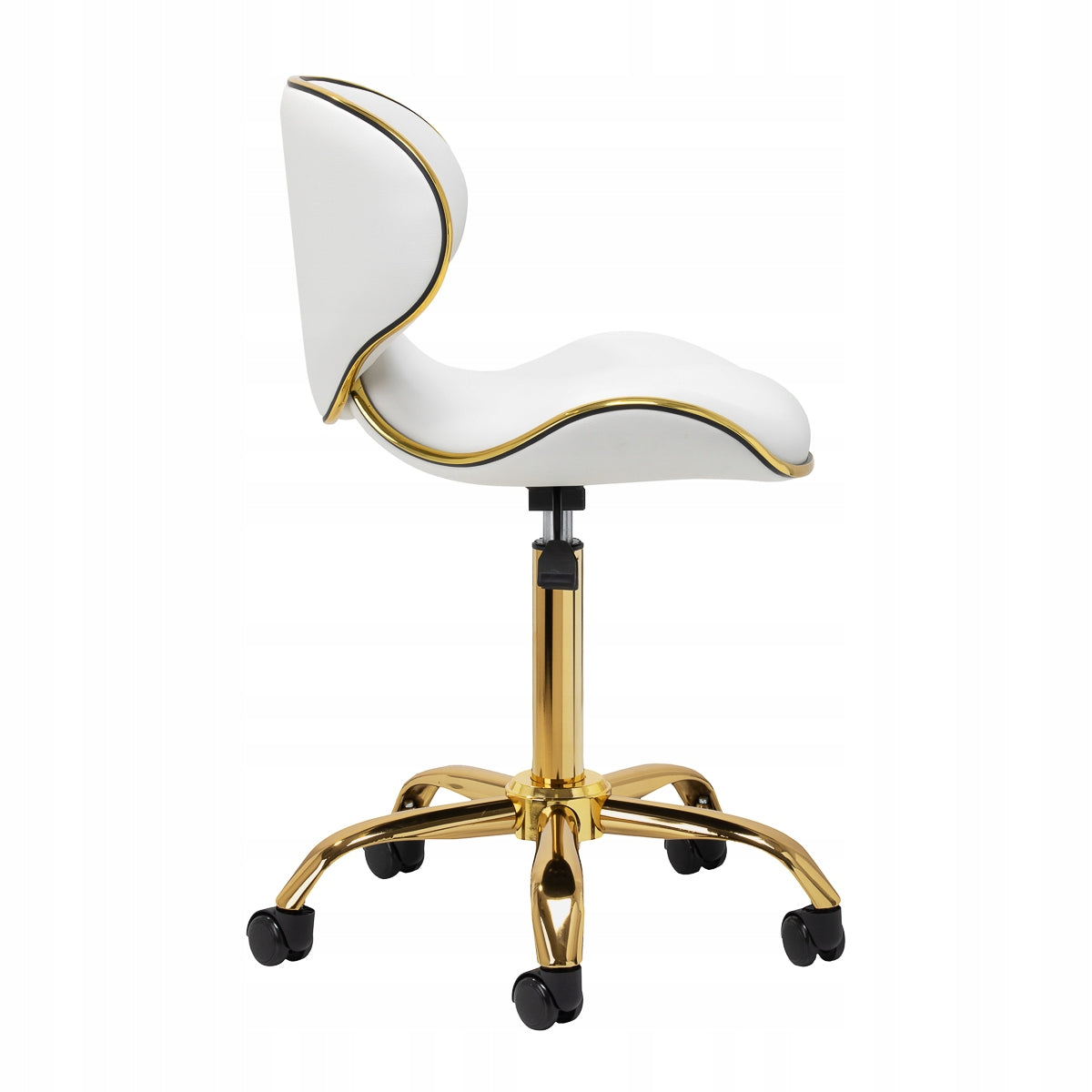 Gabbiano cosmetic stool Q-4599G White Upholstery color white
