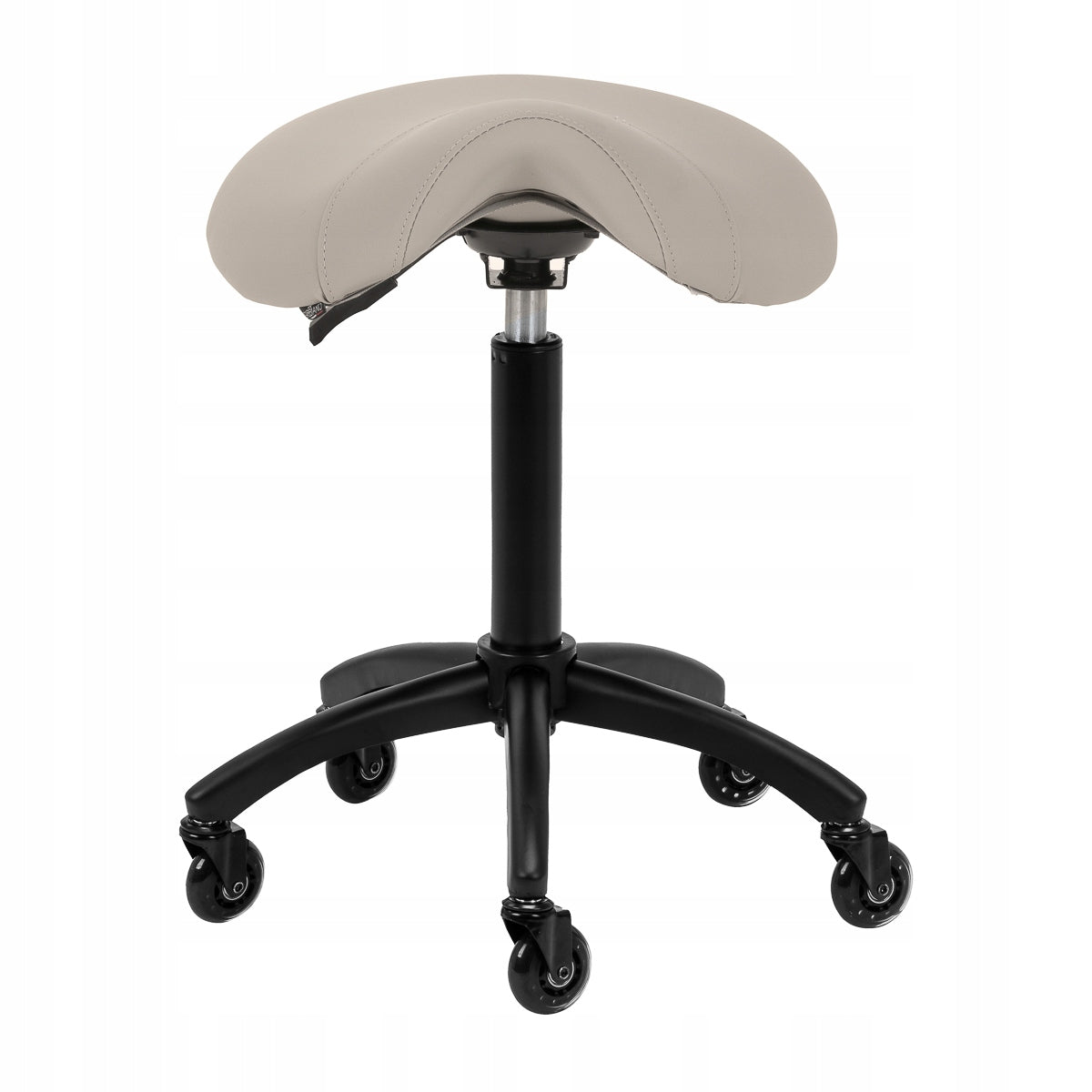 Gabbiano hairdresser stool D032 grey-beige Manufacturer code AC154217