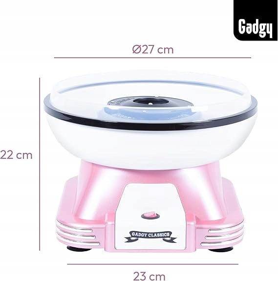 Gadgy Retro Cotton Candy Machine for Home (Pink) Manufacturer code GGXXXX
