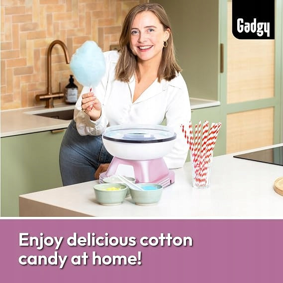 Gadgy Retro Cotton Candy Machine for Home (Pink) Packaging status original
