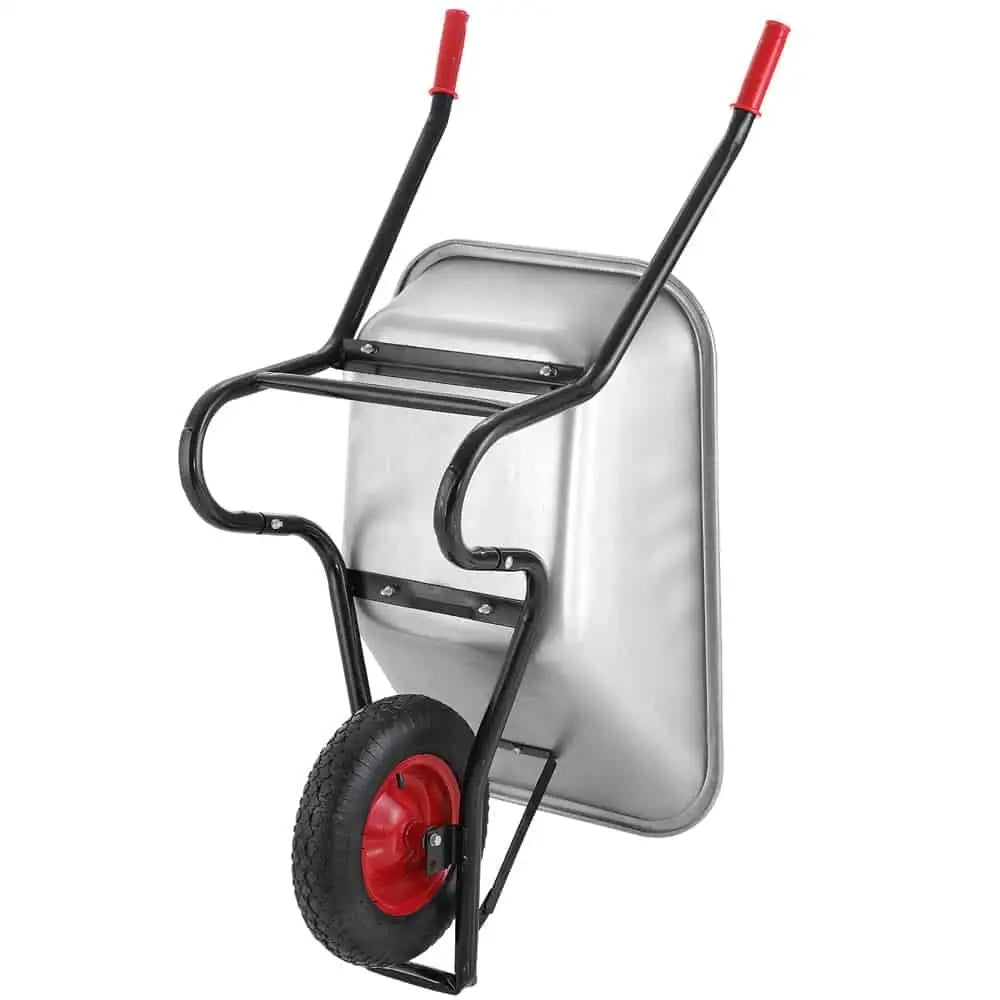 Galvanized wheelbarrow 250kg with pneumatic tyres Packaging status original