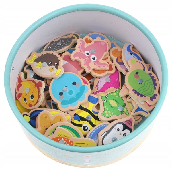Game Fishing on Magnet Wooden Arcade Game Fishing Rod for Kids Brand Nobo Kids