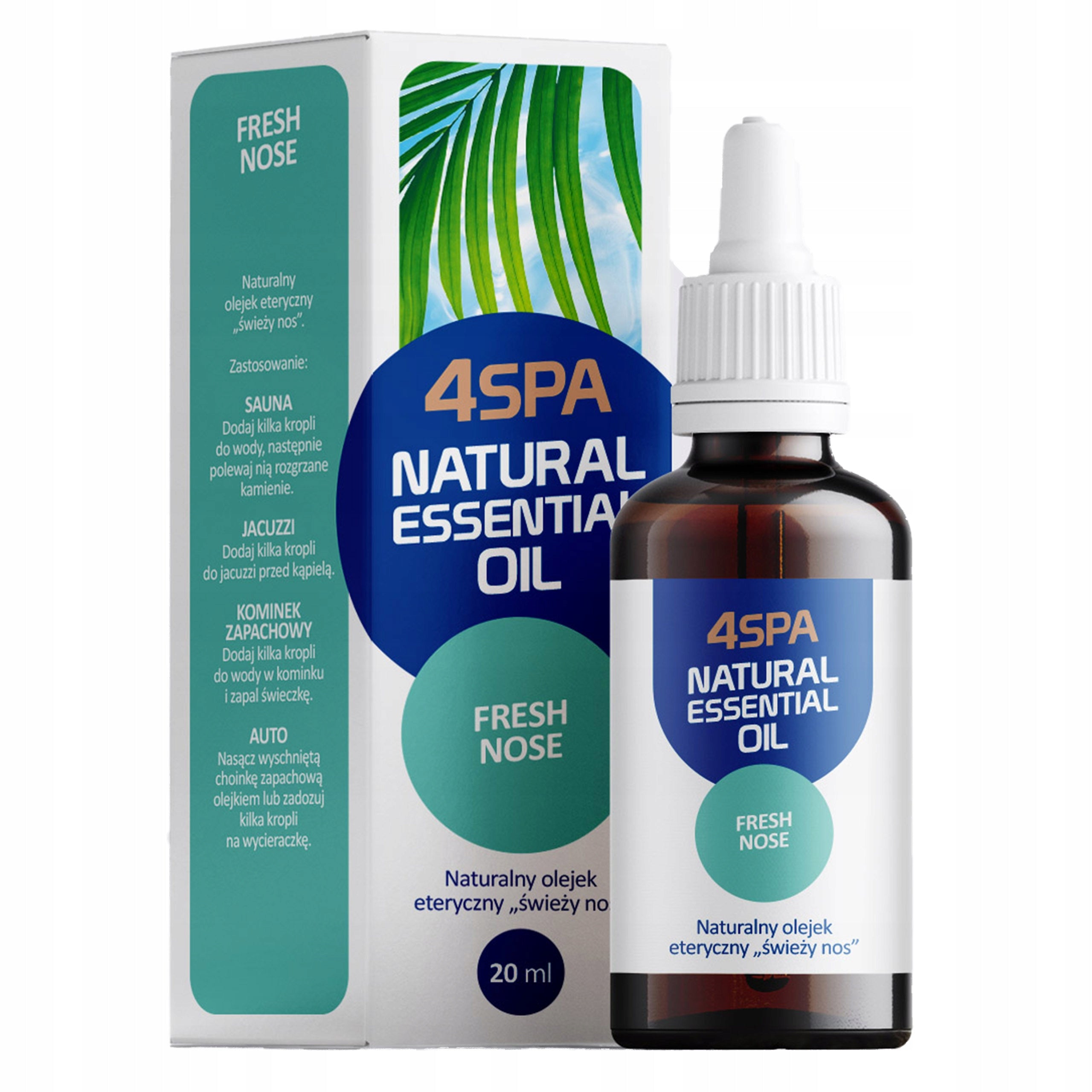 Gamix 4SPA natural essential oil fresh nose for sauna jacuzzi pools Packaging status original