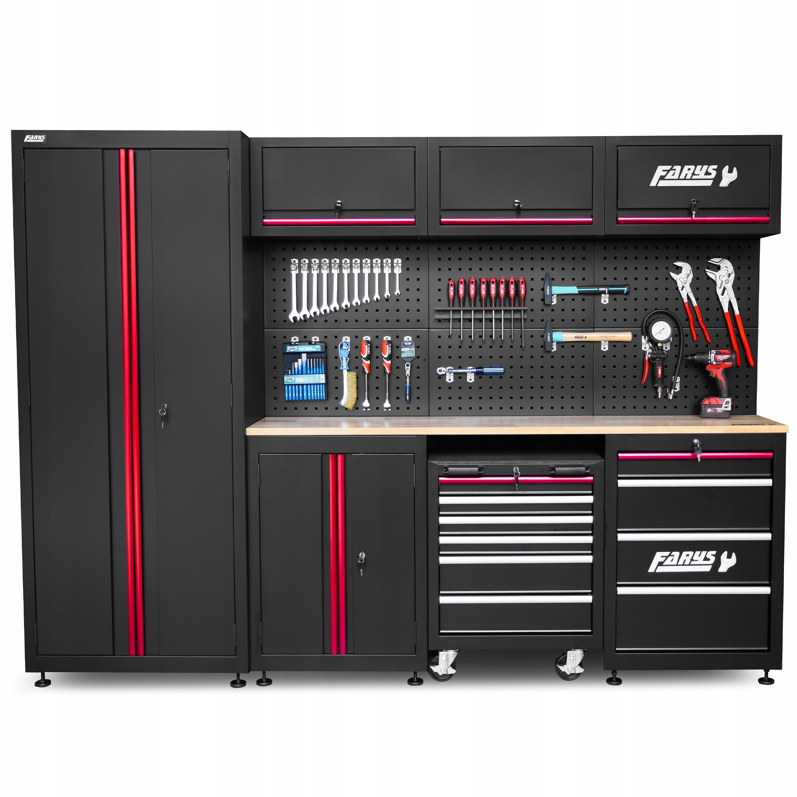 Garage Furniture Workshop Shelving Metal Wardrobe For Workshop Hooks FR4113 Manufacturer code FR4113