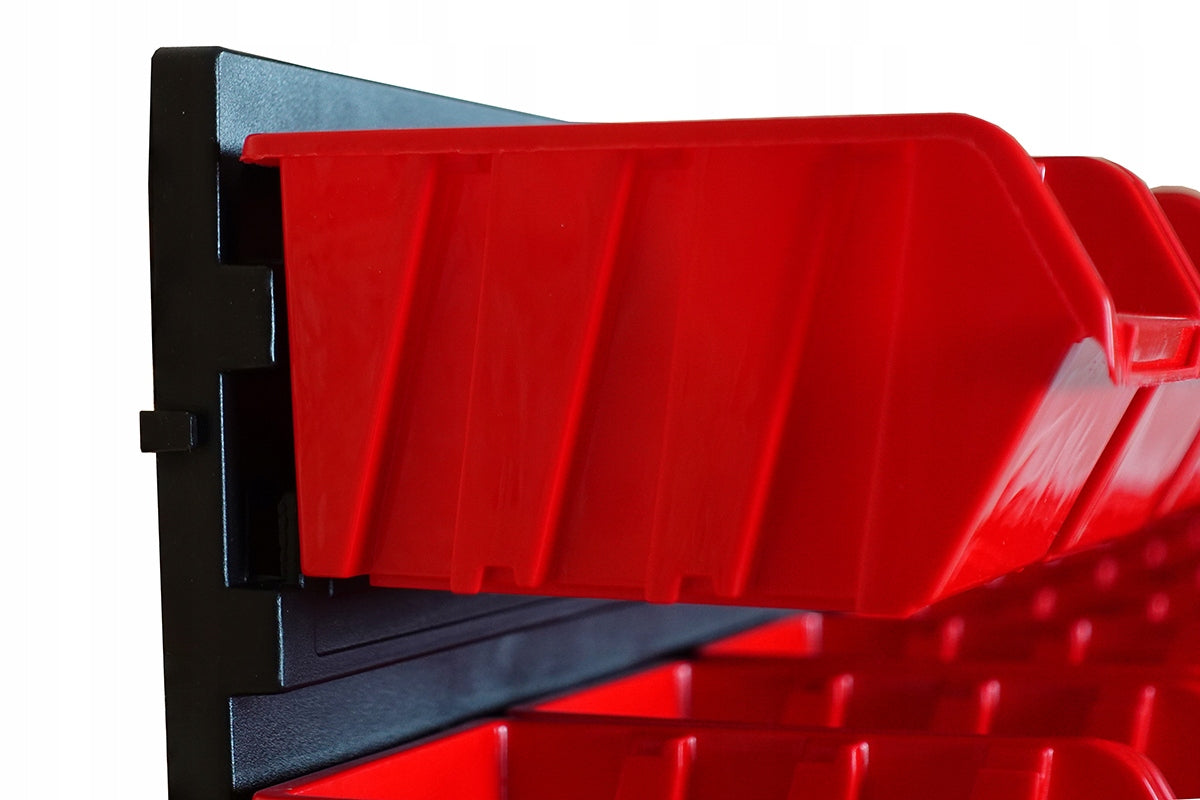 Garage Tool Board 70x Workshop Cuvettes Wall Color red