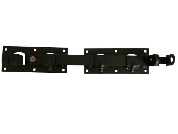 Garage deadbolt, gate, door, double-leaf xl painted closure Manufacturer code zasuwa dwuskrzydłowa malowana