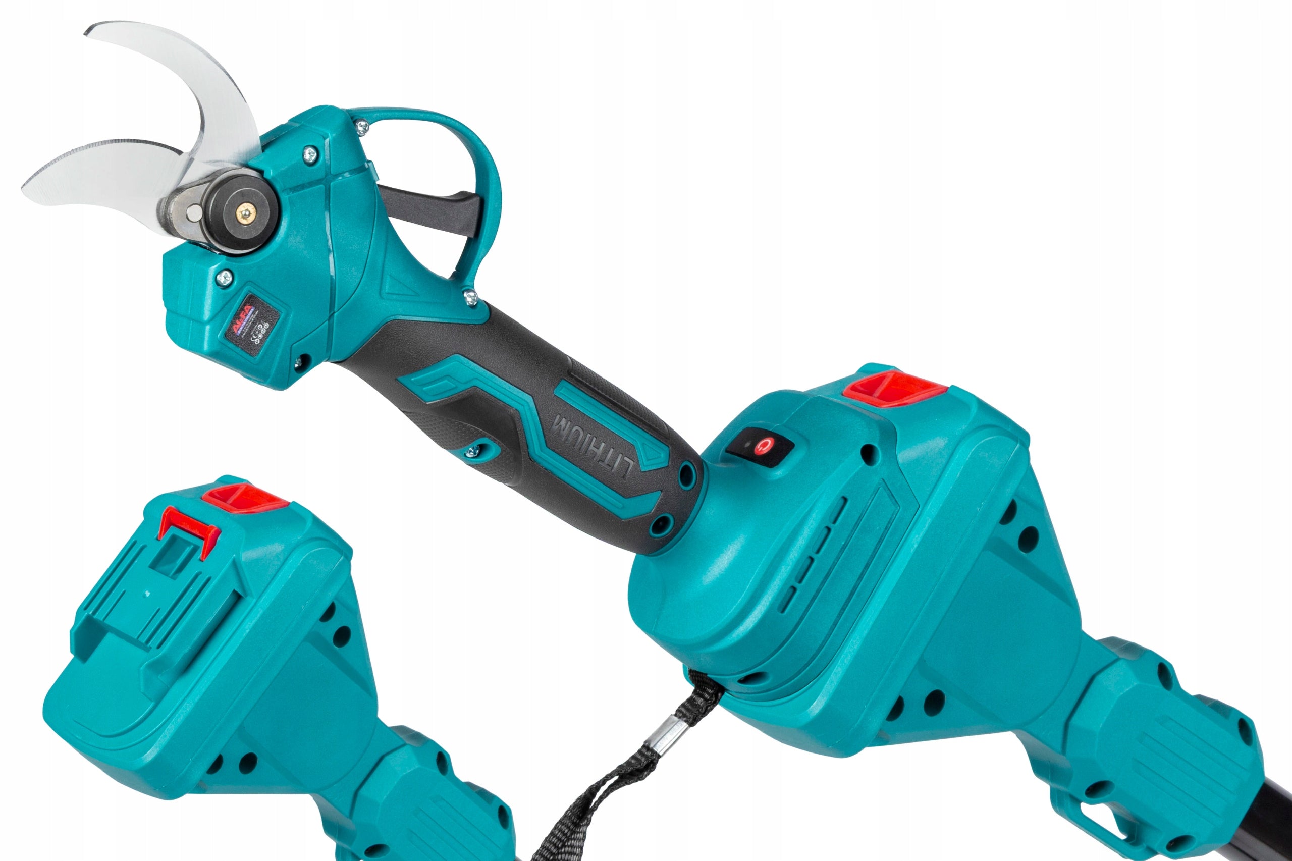 Garden BATTERY PRUNER FOR Branch TELESCOPIC BOOM 250CM set Power supply battery operated