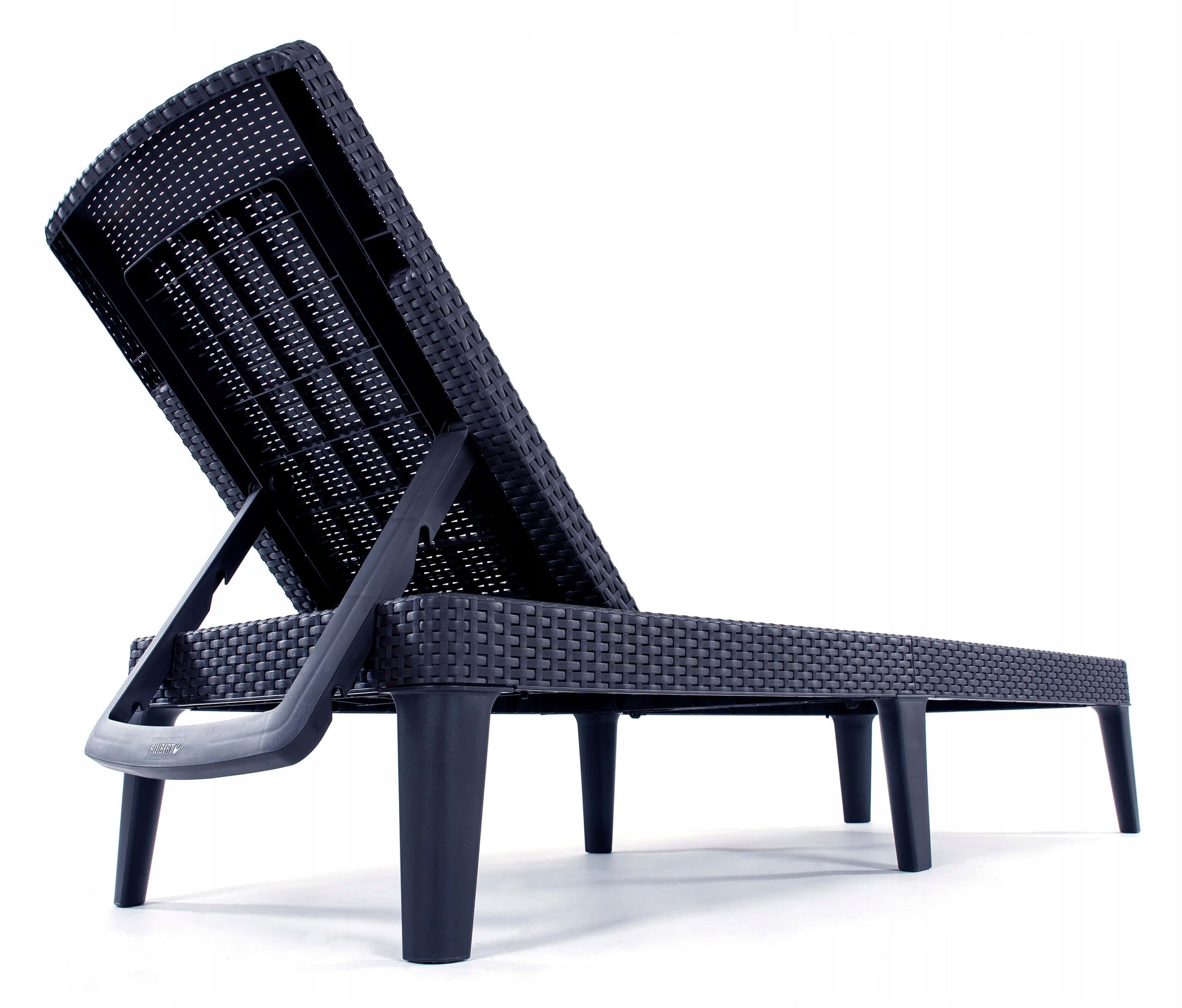 Garden Beach Lounger for Swimming Pool Terrace JAIPUR GRAPHITE Frame material synthetic material