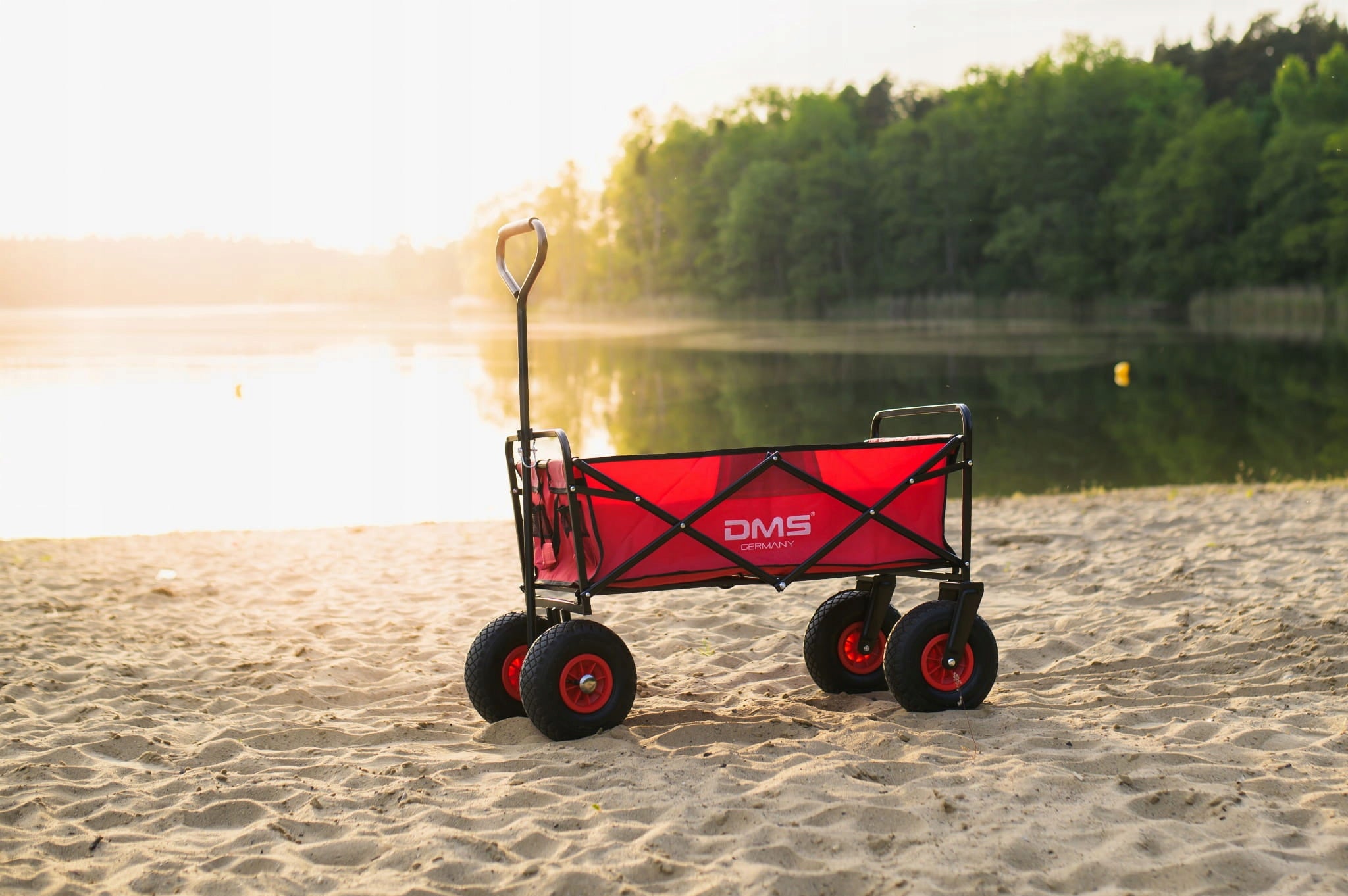 Garden Beach Transport Trolley Pumped Wheels DMS BW04R Packaging status original