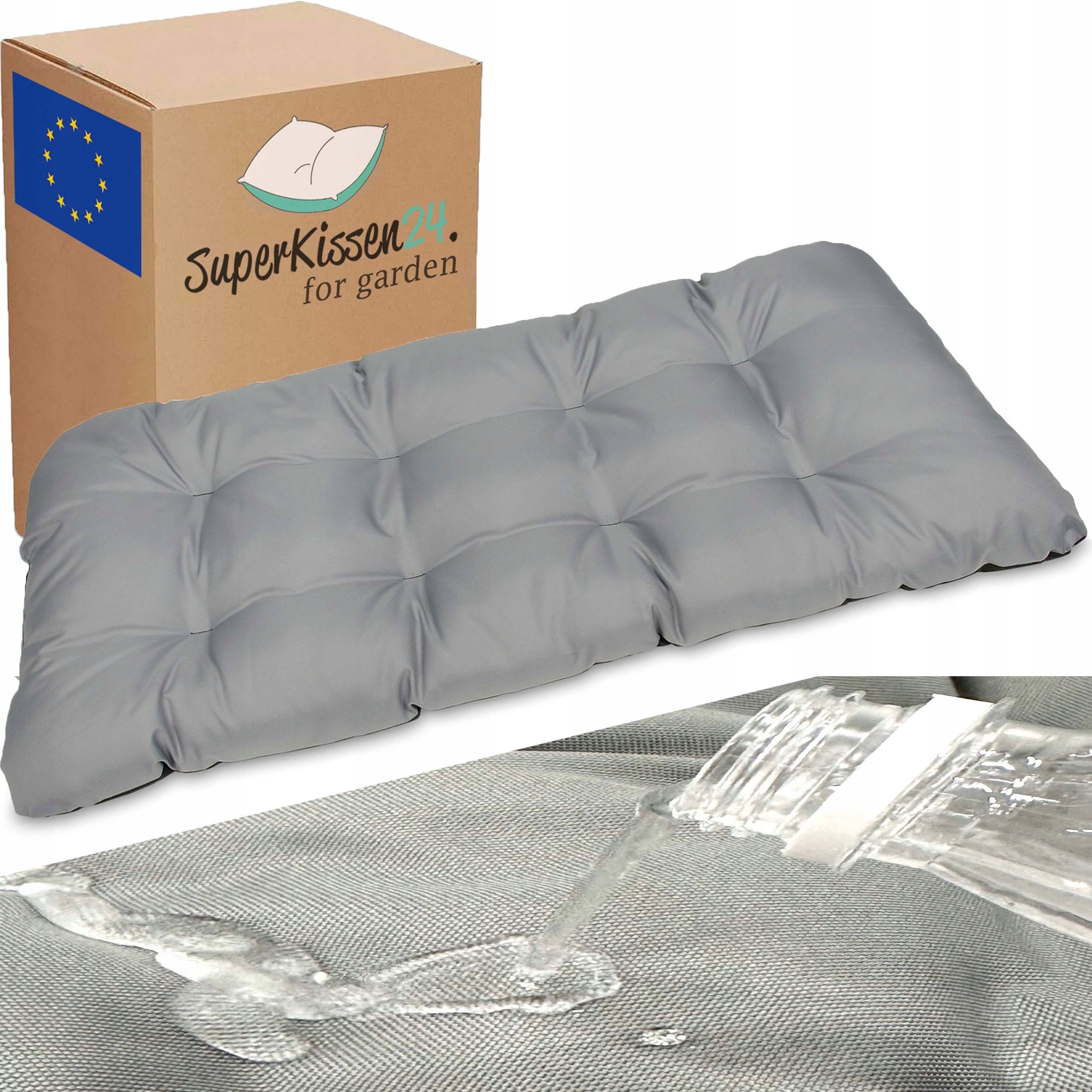 Garden Bench Cushion Swing Waterproof Pallets 100x50 STEEL